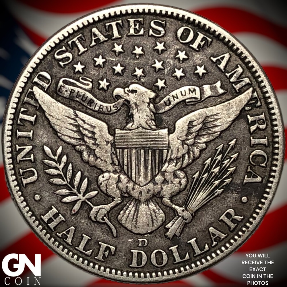 1912 D Barber Half Dollar Y1639