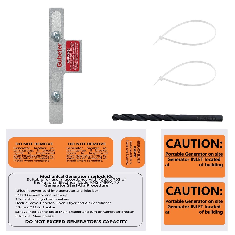 Generator Interlock Kit Compatible with Square D Generator Interlock Kit for ...