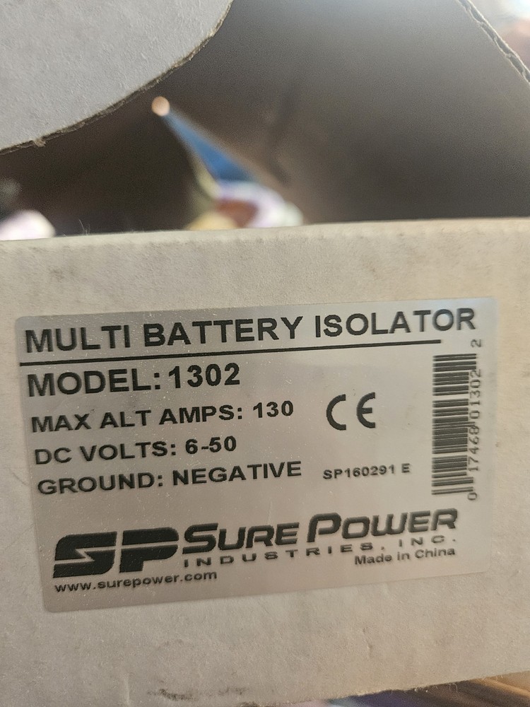 Surepower 1302 Battery Isolator