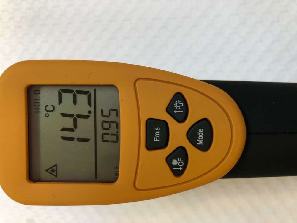 Digital Infrared Thermometer w/Laser Pointer Quick Body surface Temperature scan