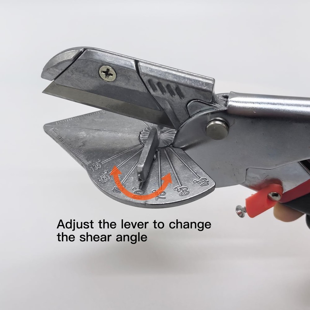 Multi Angle Miter Shear Cutter Hand Tools,45-135 Degree Adjustable Angle Scis...