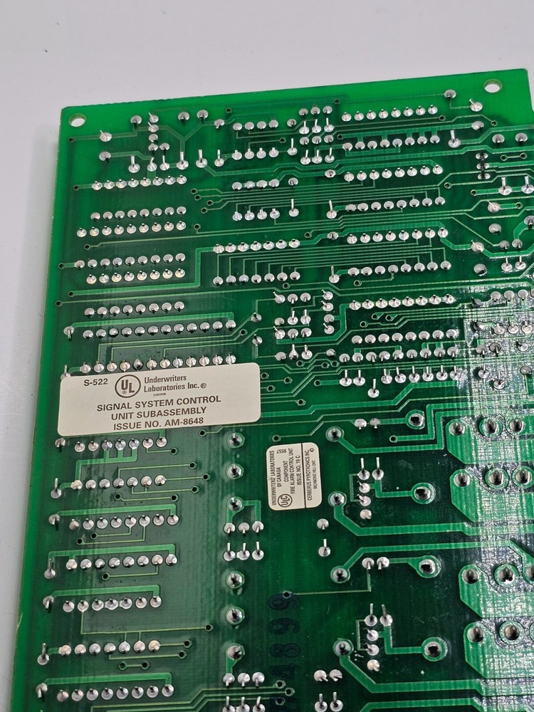 Underwriters Lab Signal System Control Unit S-522 Subassembly AM-8648 9938