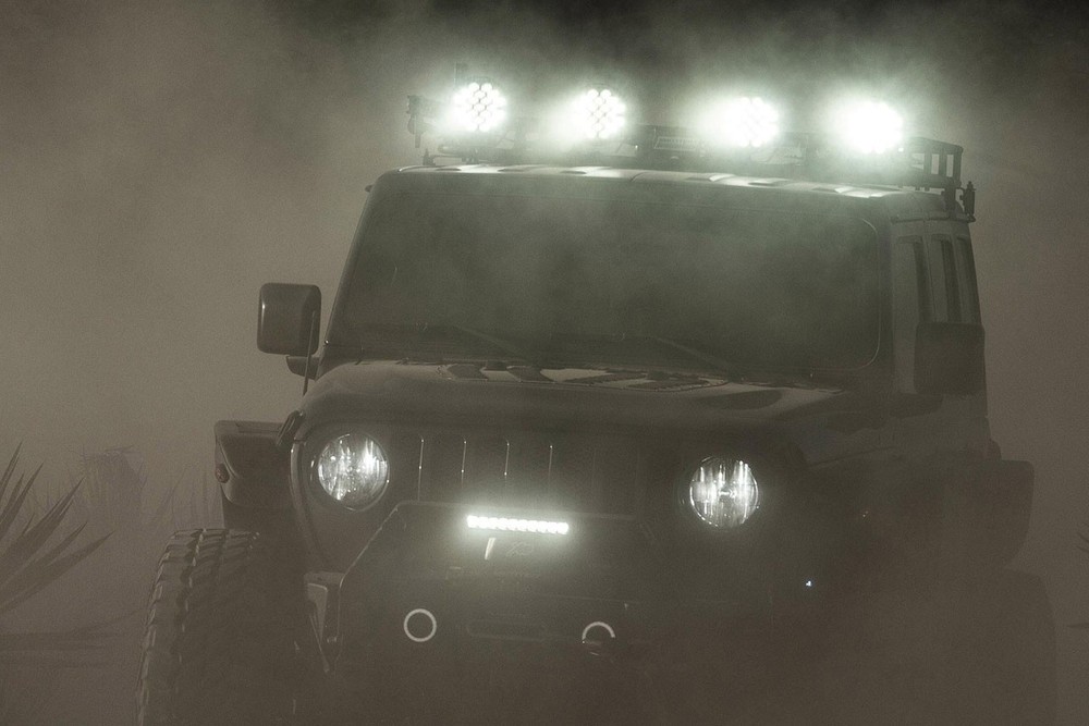 Pro Comp Single Row 6 Inch LED Light Bar White Combo