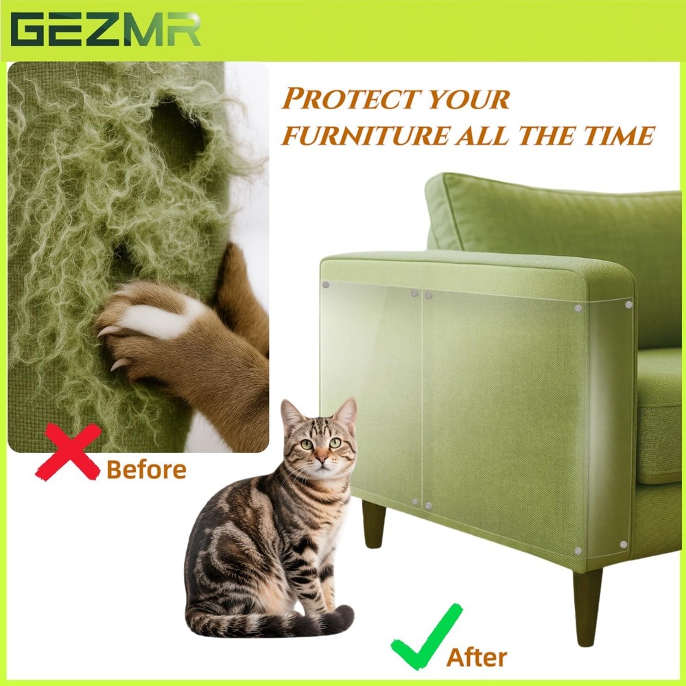 14 Pack Heavy Duty Cat Scratch Protector Single Sided Anti Scratch Guard Shield
