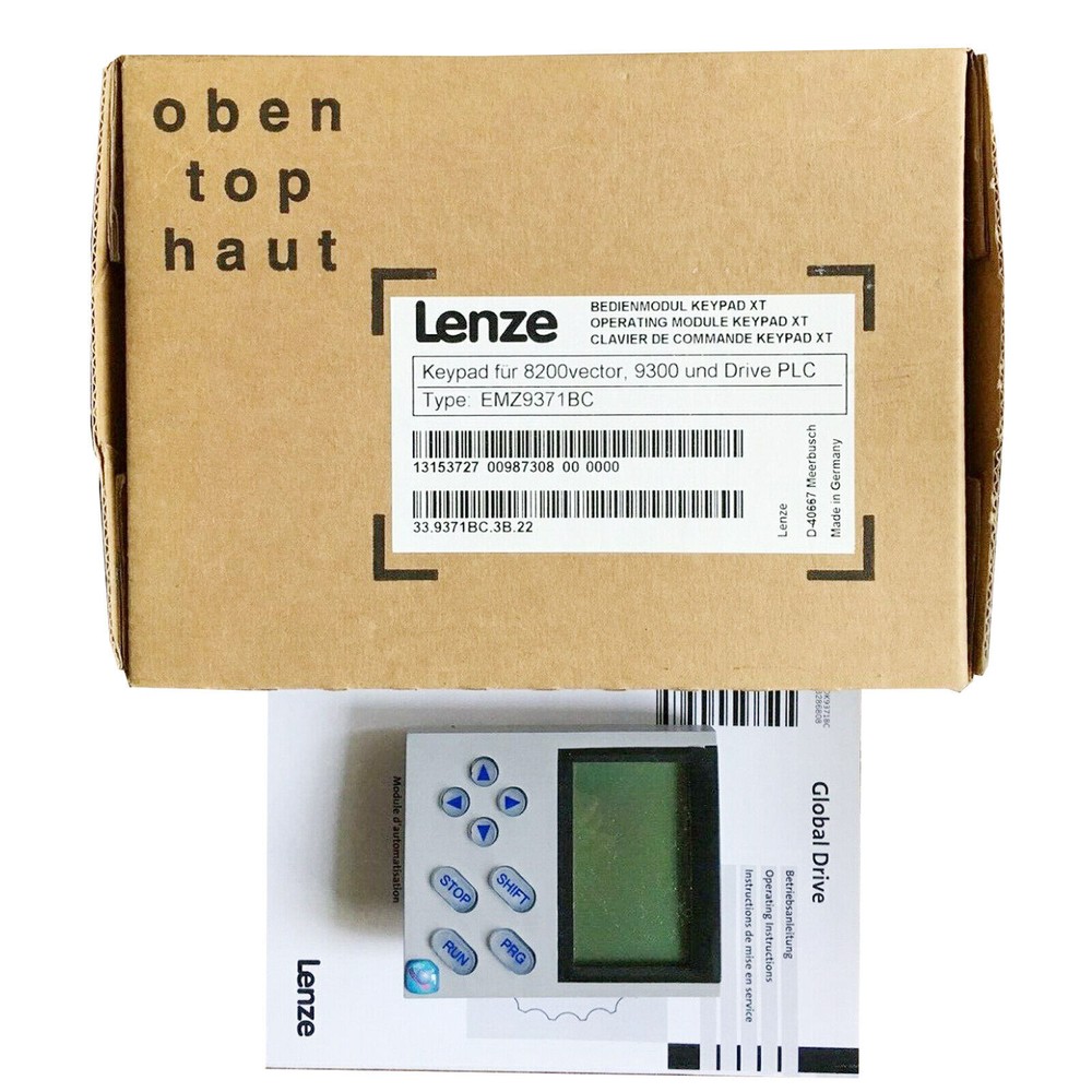 New In Box LENZE EMZ9371BC Operator Panel