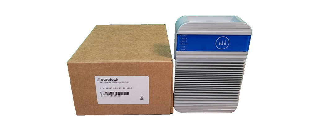 Eurotech REGATE-20-25-3D-CS00, Multi-Service IoT Edge Gateway Intel Atom LTE