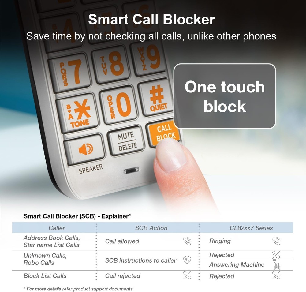 Long Range Cordless Phone with Digital Answering Machine