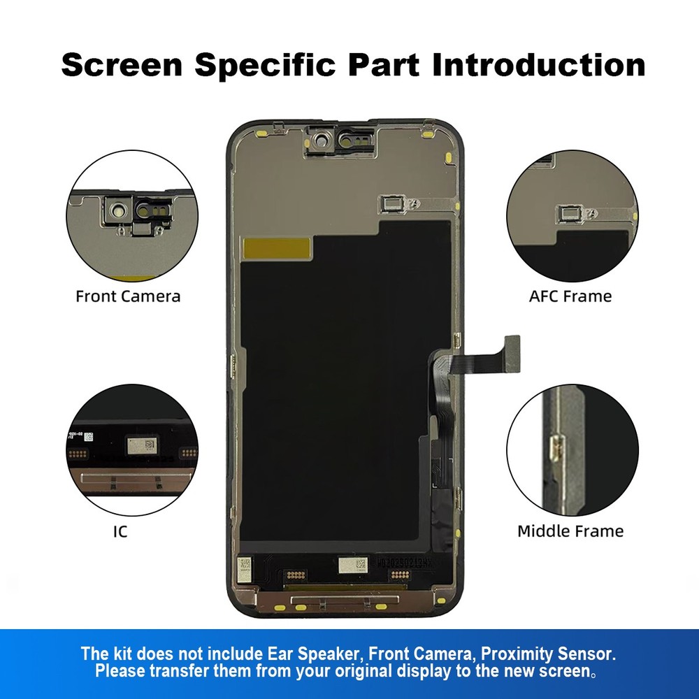 Replacement For iPhone 15 Pro Max LCD Display Touch Screen Digitizer Assembly
