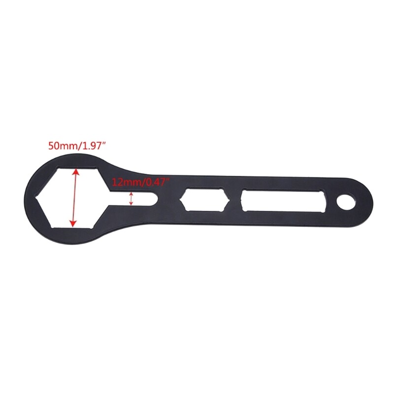50mm WP Motorcycle Fork Removal Wrench - Durable Metal Construction