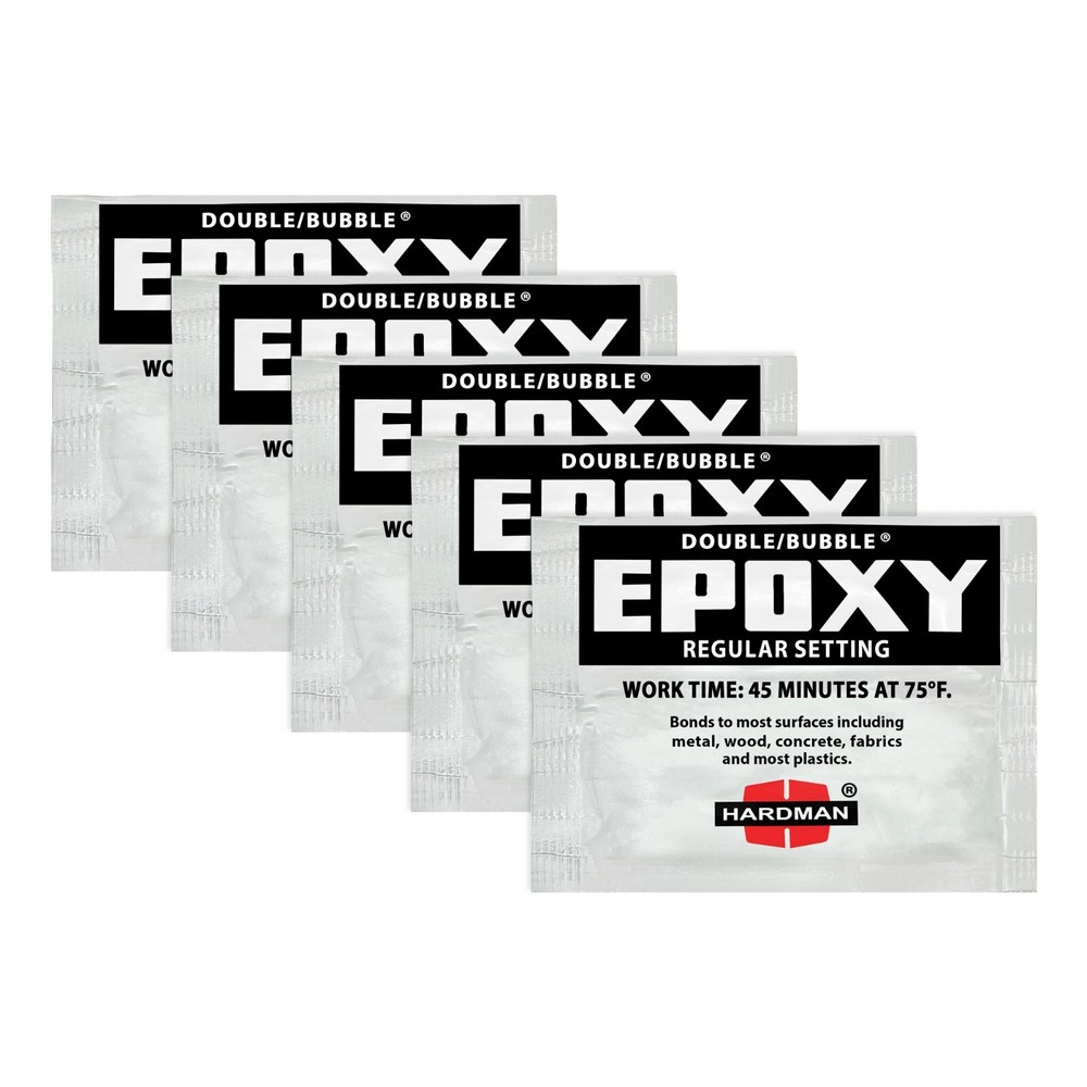 Hardman Double Bubble Black Regular Setting Epoxy - 04006 (5 pack)