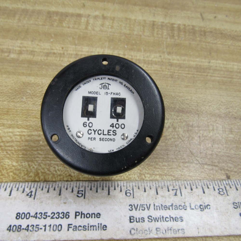 METER  FREQUENCY REED Type 60 Hz / 400 Hz 115V AC