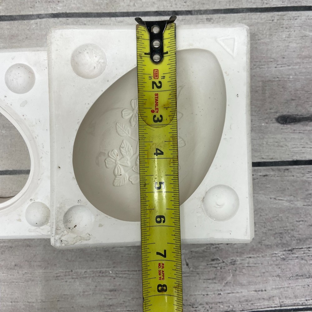 Vintage 1975 Bell Mold Ceramic Casting Mold Easter Egg #1047