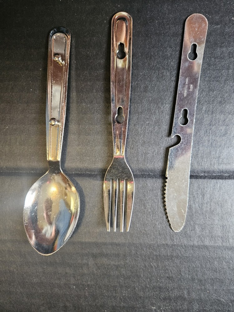 Stainless Steel Interlocking Silverware Sets Boy Scouts
