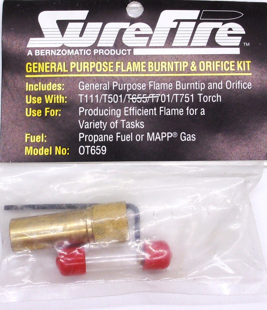 SureFire - General Purpose Flame Burntip & Orifice Kit #OT659