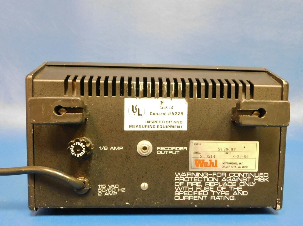 Wahl ST2000 Soldering Iron Tester Untested