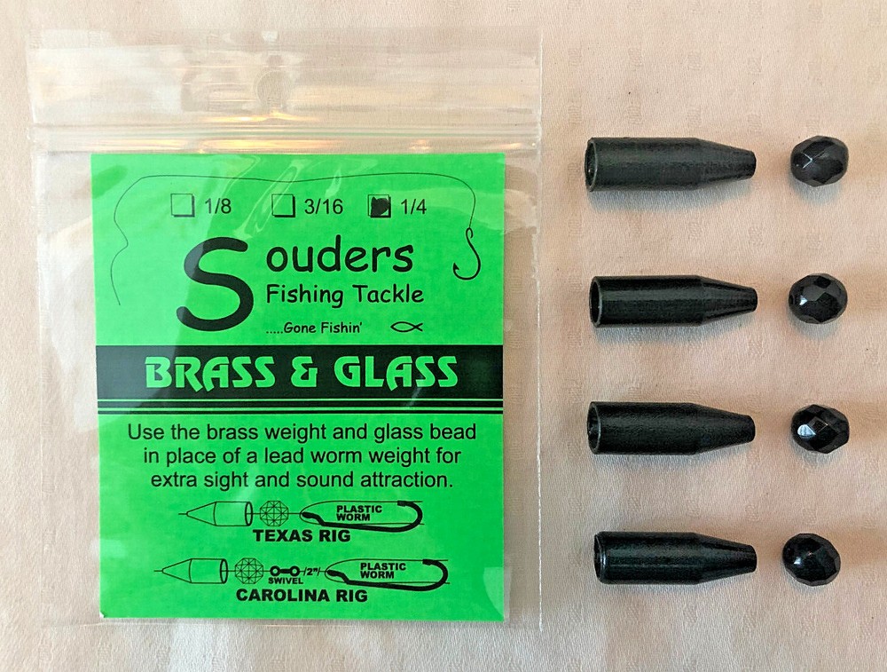 1/4 oz Brass & Glass Combo Pack- Black