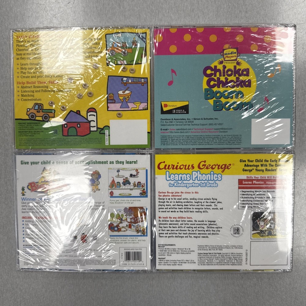 Fun To Learn Collections 4 CD-Rom Set for Windows/Macintosh