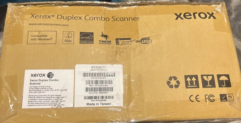 Xerox Duplex Combo Flatbed Scanner