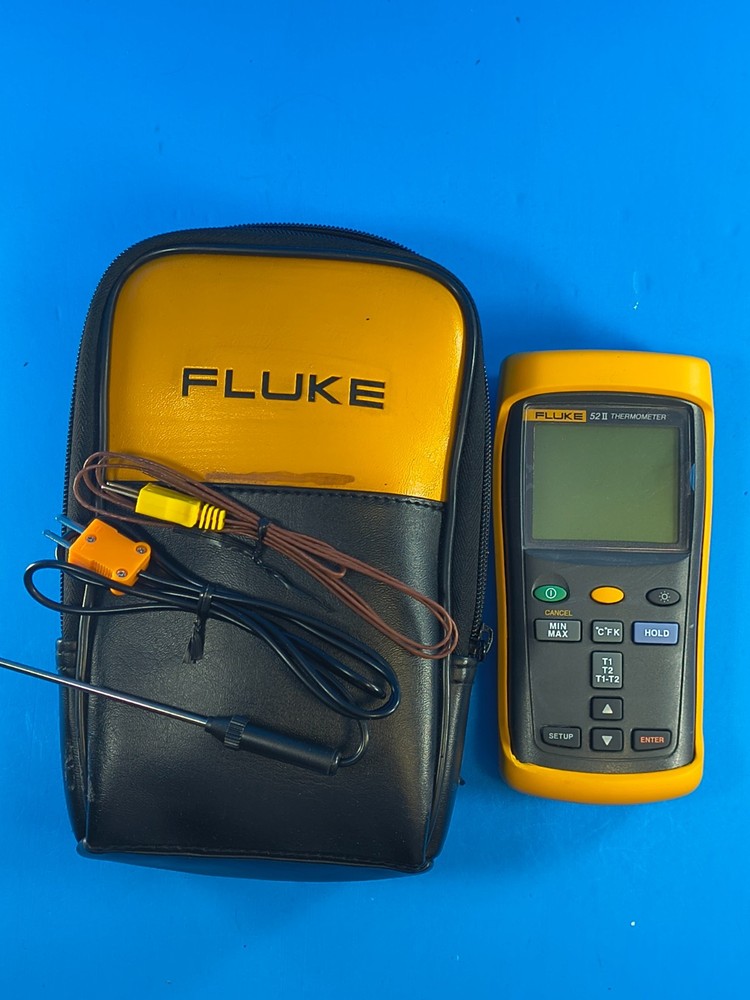 Fluke 52 II  Thermocouple Thermometer Meter !