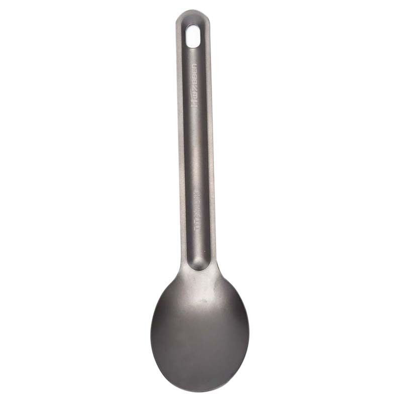1pc Light Weight Titanium Spoon Fork For Outdoor Camping Tableware-~gw