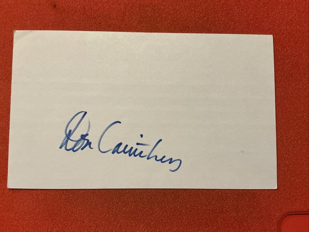 Don Carruthers🔥🔥MLB: 1970 San Francisco Giants 🔥🔥Autograph🔥🔥