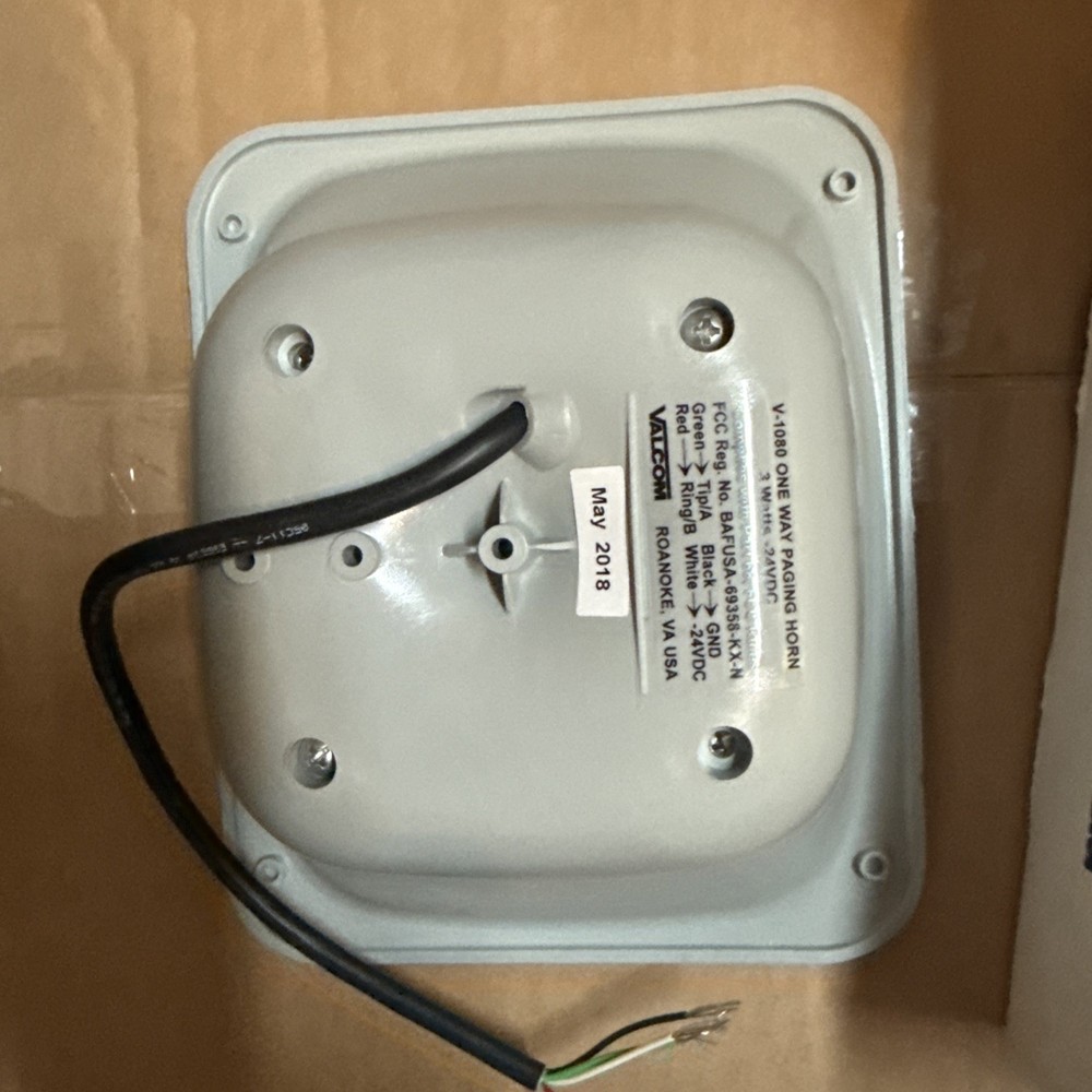 Valcom V-1080-Gy 3 Watt 1Way Flexhorn - Gray