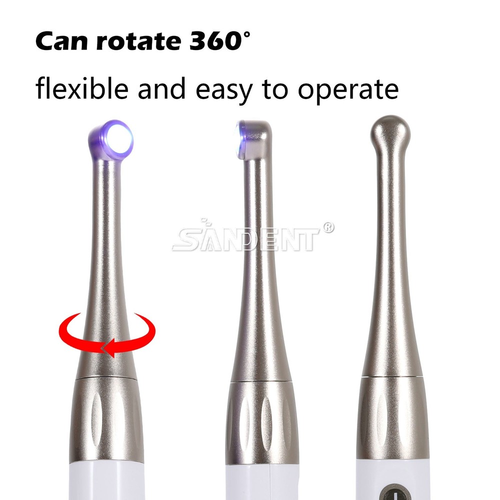 Dental LED Curing Light Lamp Wireless 1 Second Curing 2500mw/c㎡