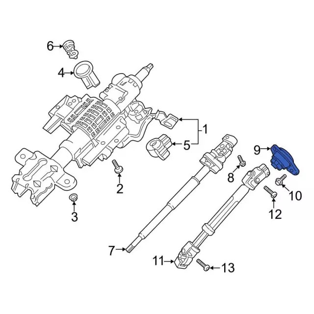 Genuine Ford Steering Coupling Boot FL3Z3D677D