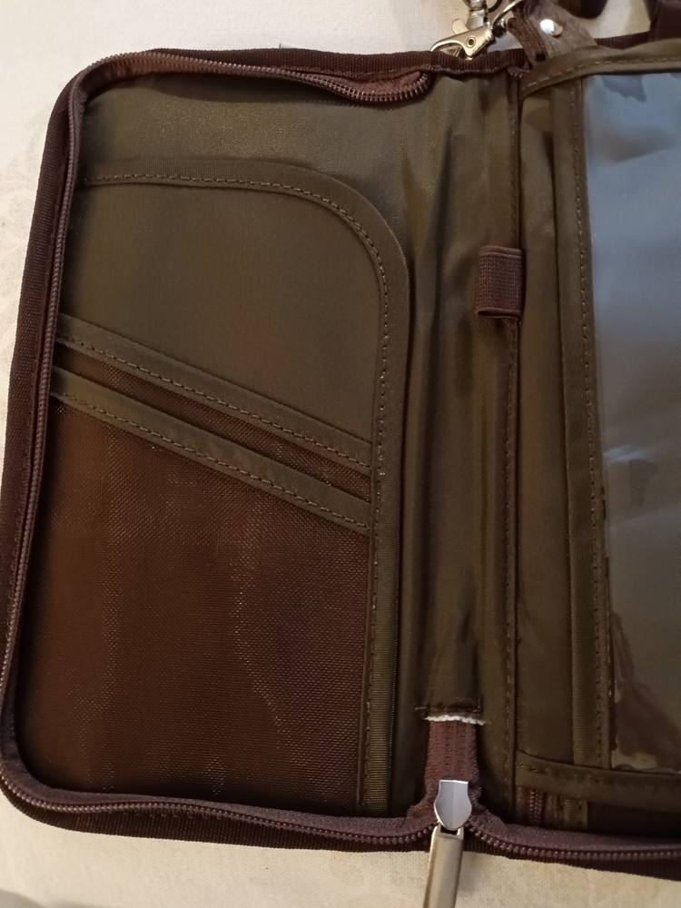 Canvas Passport, Document Zip Wallet/Holder *NEW*