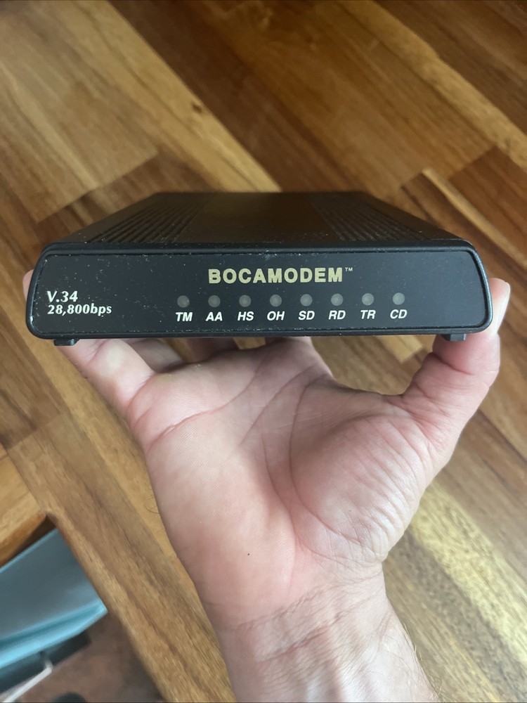 Bocamodem 28,800BPS Baud External Serial RS232 Modem