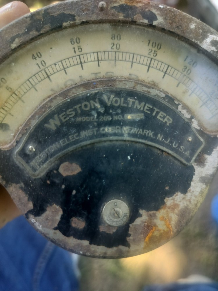 vintage Rare weston voltmeter model 269