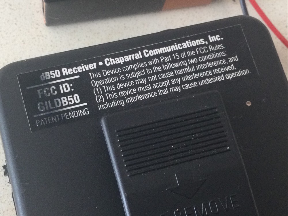 db50 Personal Stereo. Chaparral. Communications