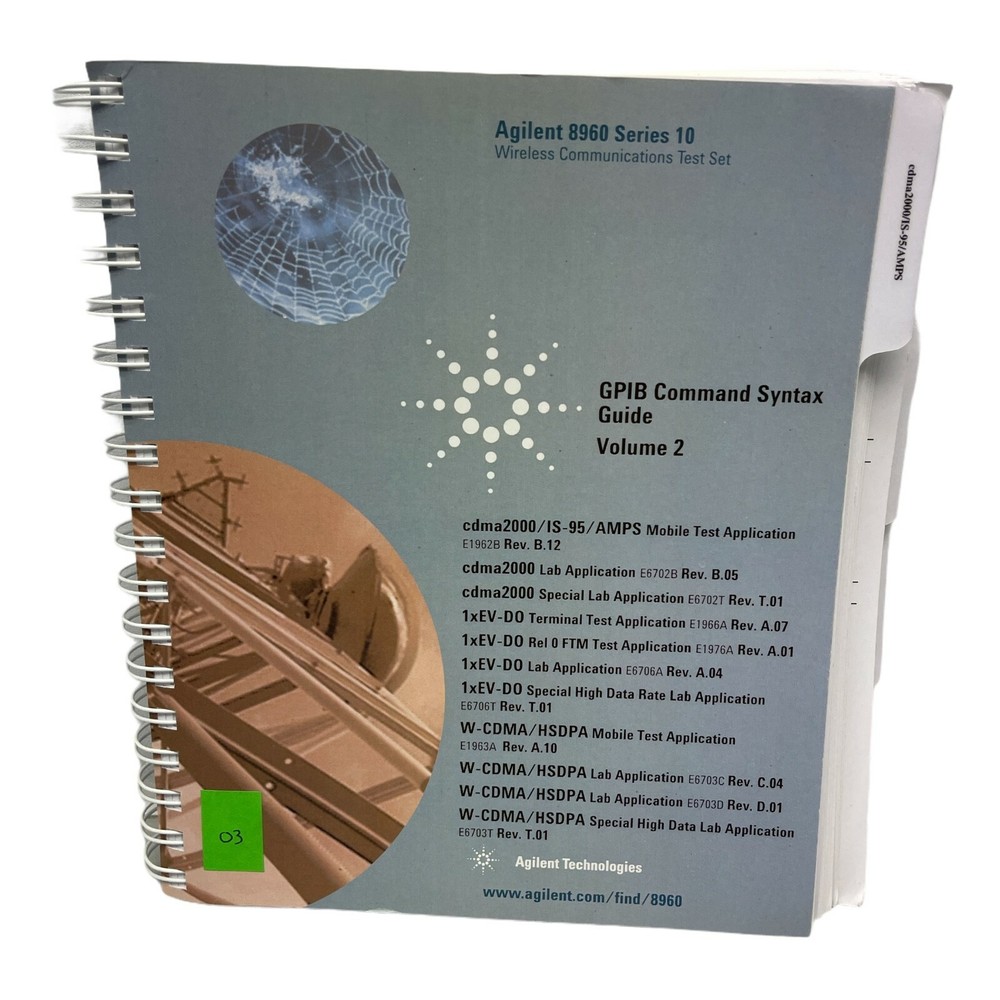 AGIELNT GPIB COMMAND SYNTAX GUIDE VOLUME 2