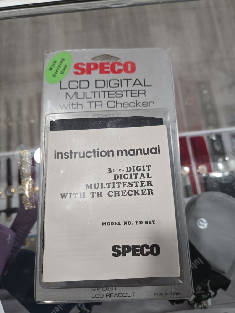 Speco Lcd Digital Multitester
