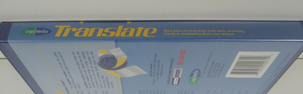 (Used) LogoMedia Translate Version 2 - PC Computer Software CD 2002