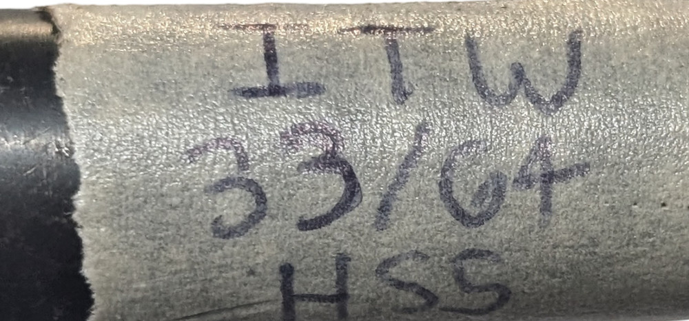 ITW 33/64" High Speed Drill Bit HSS Morse #2 Taper