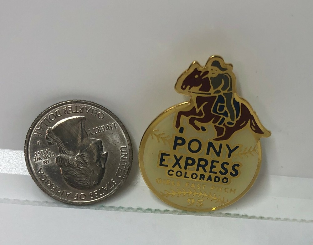 1995 Pony Express Colorado Fast Pitch Softball Pin