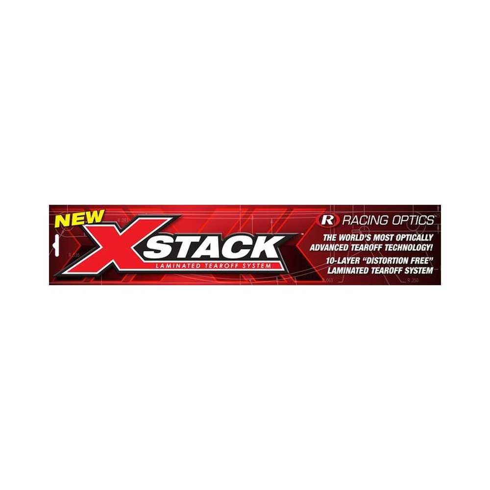 10204C Racing Optics Laminated Tearoffs