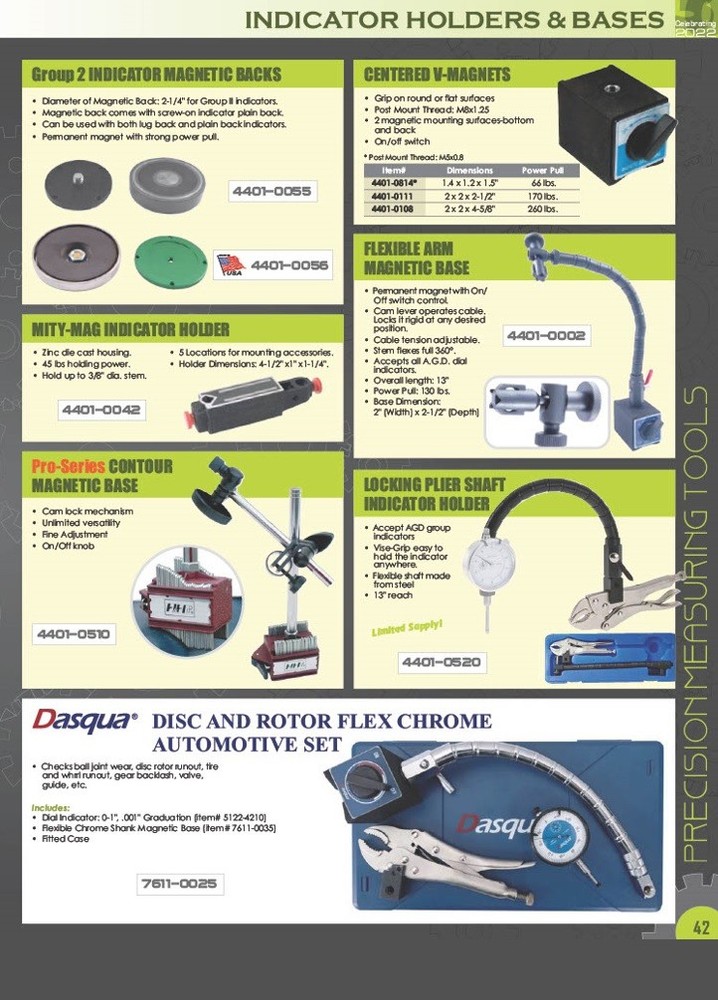 EASY RELEASE MAGNETIC BASE (4401-0802)