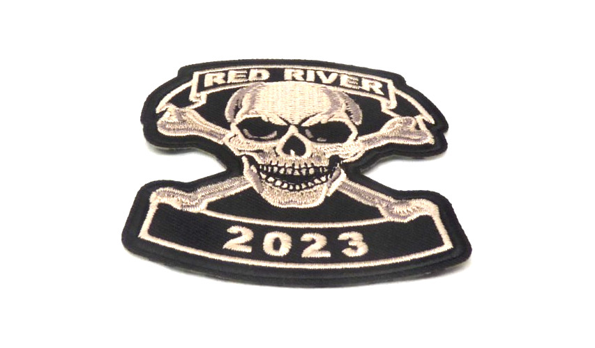 Red River 2023 Skull Tan Small Patch.