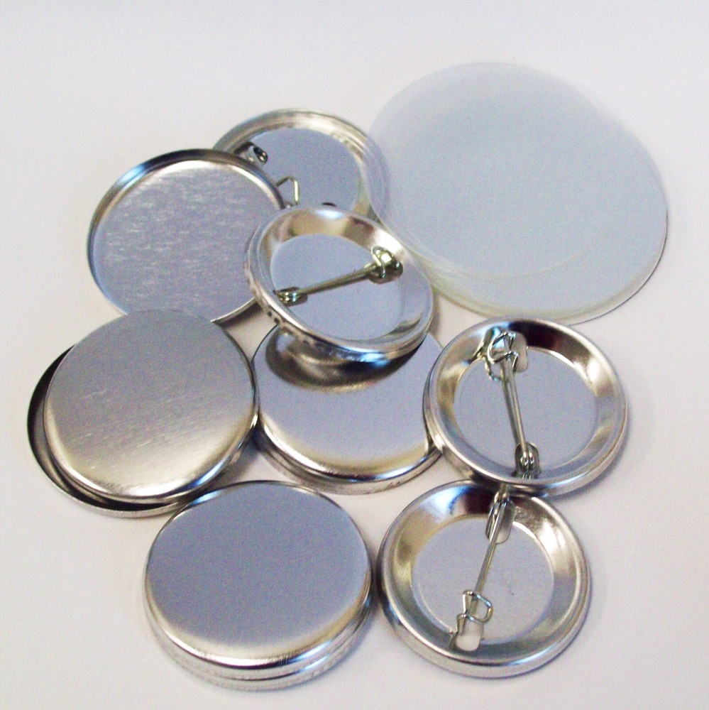 1.25" Button Making Kit - Button Machine, Button Boy Punch + 100 pinback parts