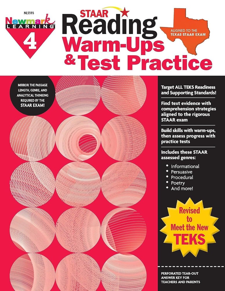 STAAR Reading Warm-Ups & Test Practice I For Children in Grade 4 I 4