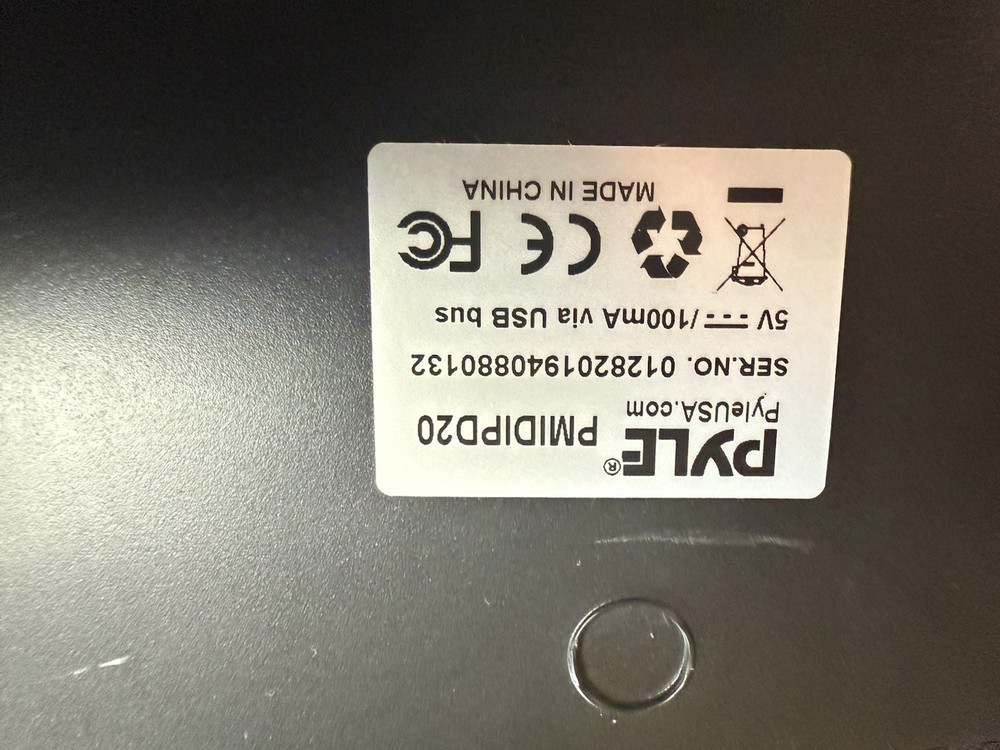 Pyle PMIDIPD20 - MIDI Controller Drum Pad - USB Audio Interface