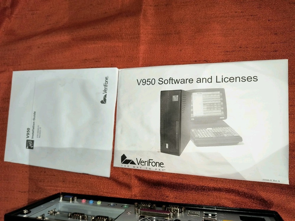 VeriFone V950 Workstation POS Console For Sapphire, Mouse, Keyboard, Cables