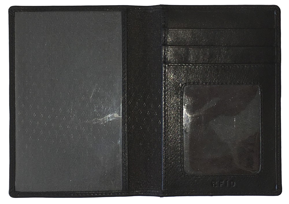 Leather RFID Passport Wallet Holder
