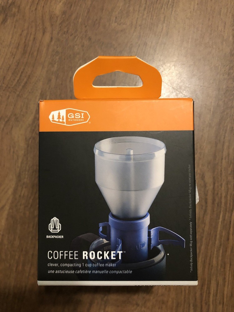 GSI Outdoors Coffee Rocket Portable Backpacking Drip Filter New Open Box Unused