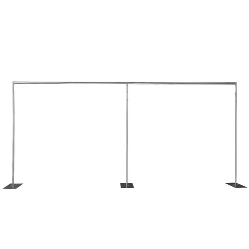 Silver Backdrop Stand Professional Backdrop Stand Pipe Kit High-quality Steel