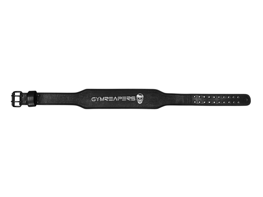 Leather Weightlifting Belt for Bodybuilding, Squatting, Lower Back Support & ...