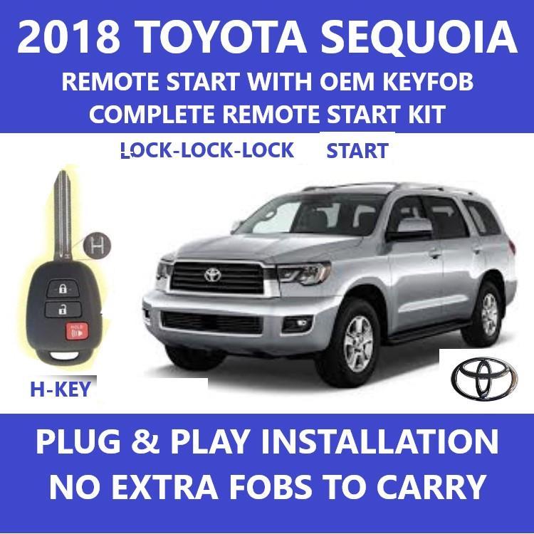 PLUG & PLAY REMOTE START 2018 TOYOTA SEQUOIA
