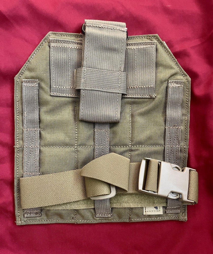 NEW Eagle Industries Molle Khaki Single Point Drop Leg Panel w/ Hip Extender